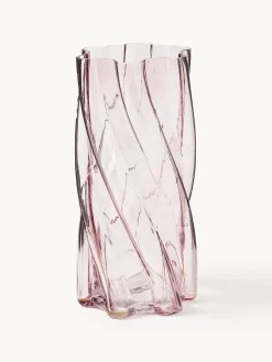 Vaso in vetro Marshmallow, alt. 25 cm