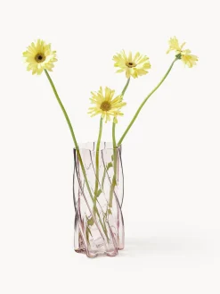 Vaso in vetro Marshmallow, alt. 25 cm