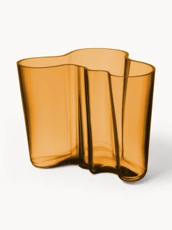 Vaso in vetro soffiato Alvar Aalto, alt. 16 cm