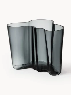 Vaso in vetro soffiato Alvar Aalto, alt. 16 cm