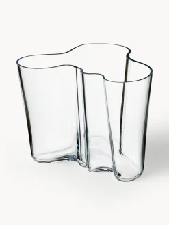 Vaso in vetro soffiato Alvar Aalto, alt. 16 cm