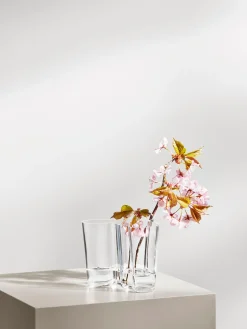 Vaso in vetro soffiato Alvar Aalto, alt. 16 cm