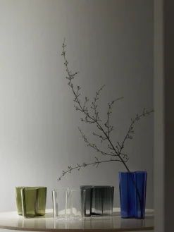 Vaso in vetro soffiato Alvar Aalto, alt. 16 cm