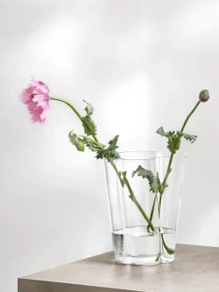 Vaso in vetro soffiato Alvar Aalto, alt. 22 cm