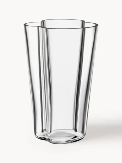 Vaso in vetro soffiato Alvar Aalto, alt. 22 cm