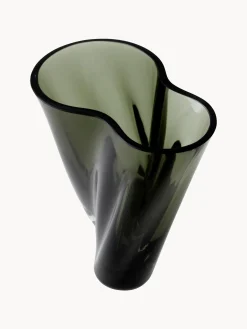 Vaso in vetro soffiato a mano Aer, alt. 19 cm