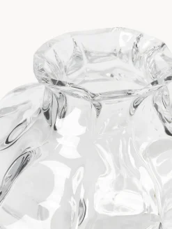 Vaso in vetro soffiato Ammonit, alt. 30 cm