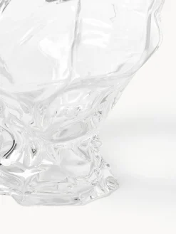 Vaso in vetro soffiato Ammonit, alt. 30 cm