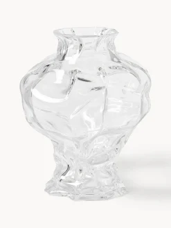 Vaso in vetro soffiato Ammonit, alt. 30 cm