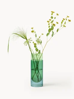 Vaso in vetro soffiato Bouquet Tube, alt. 27 cm