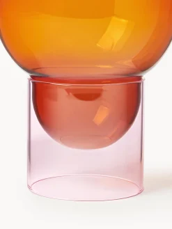 Vaso in vetro soffiato Bubble, alt. 27 cm