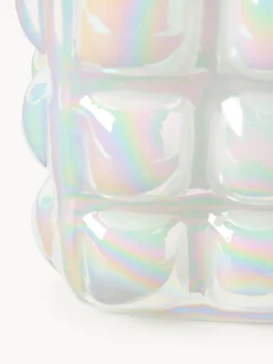 Vaso in vetro soffiato Bubble, alt. 27 cm