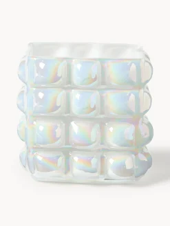 Vaso in vetro soffiato Bubble, alt. 27 cm