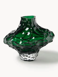 Vaso in vetro soffiato Canyon, alt. 23 cm