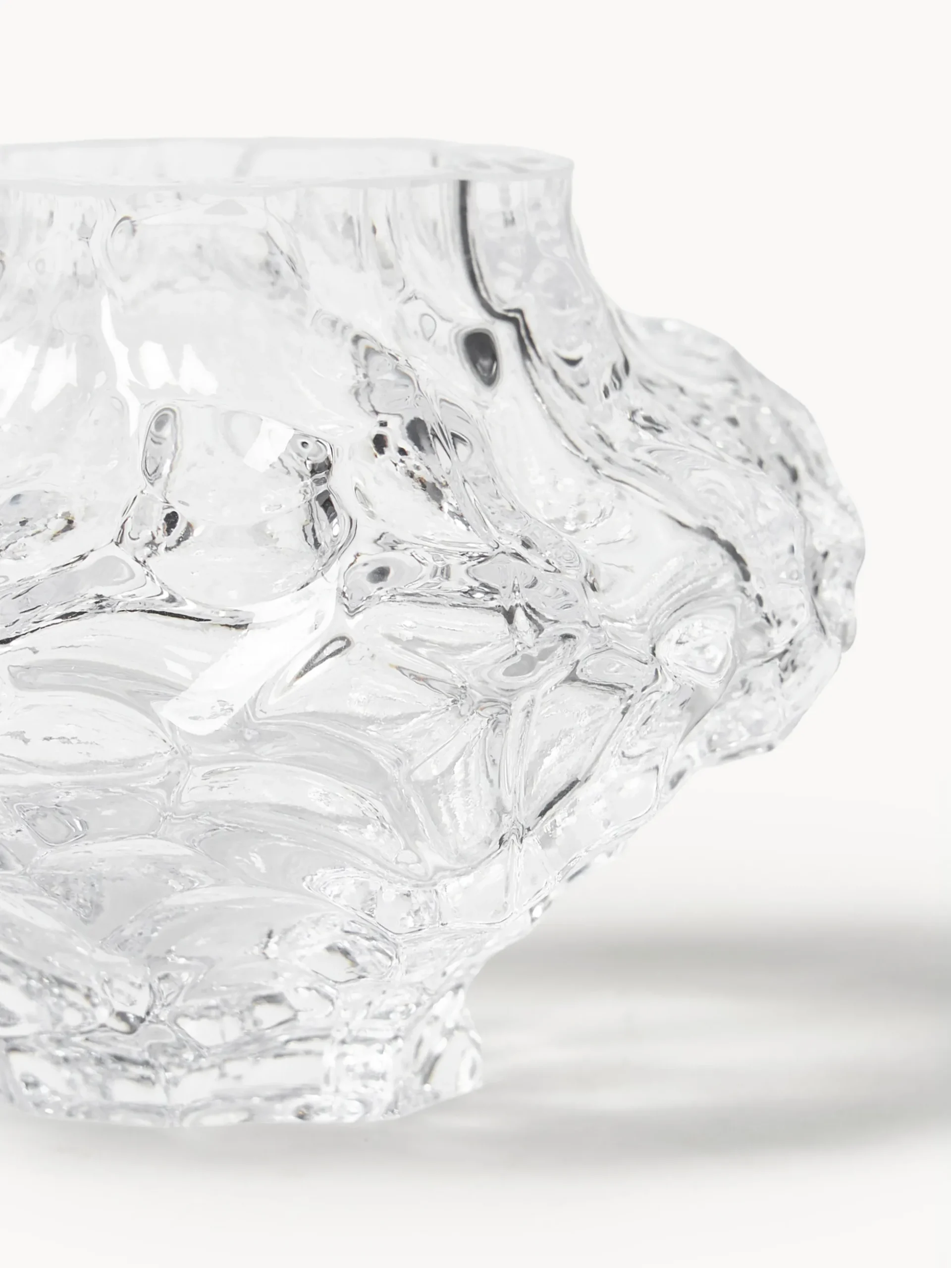 Vaso in vetro soffiato Canyon, alt. 8 cm