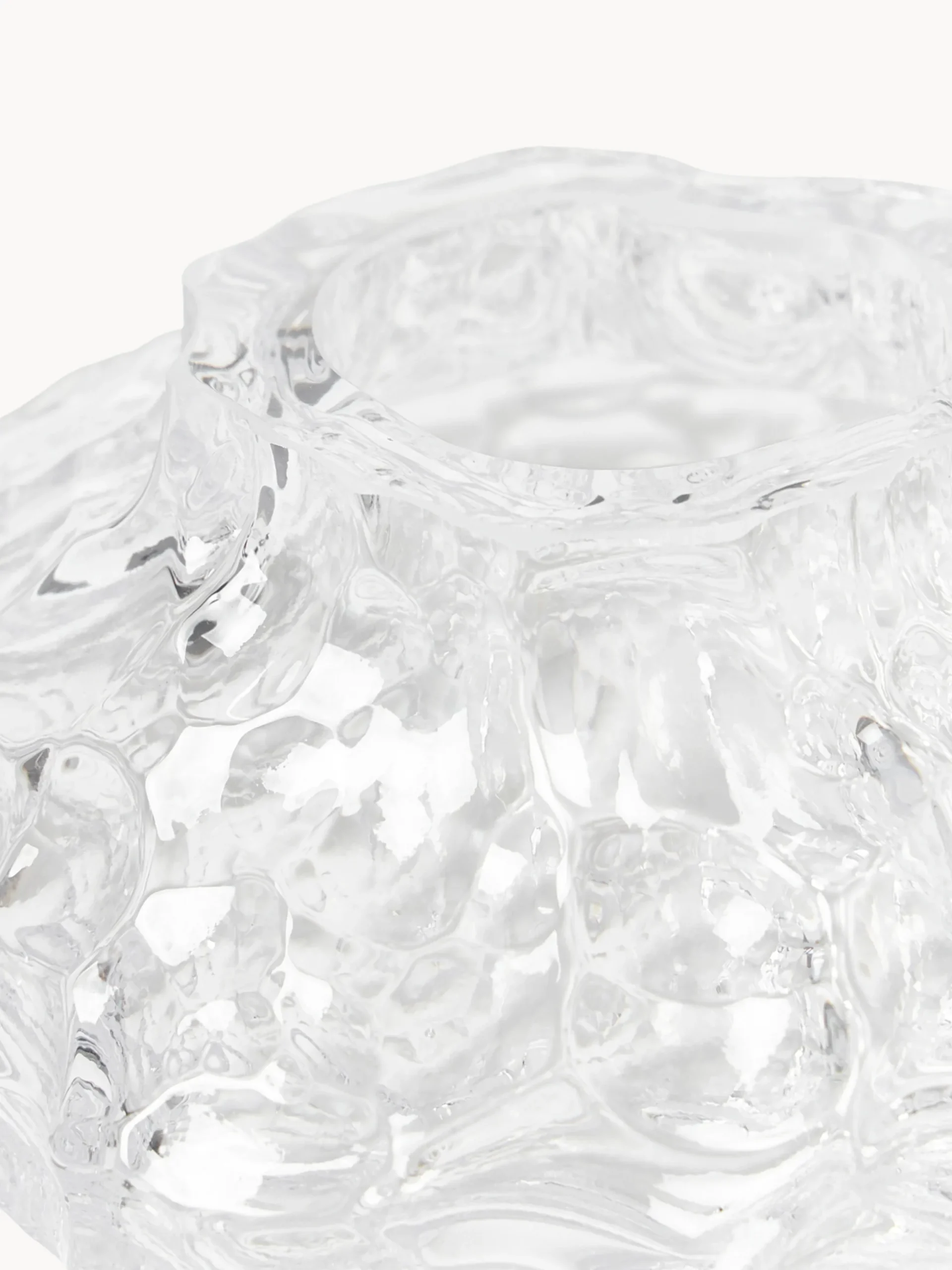 Vaso in vetro soffiato Canyon, alt. 8 cm