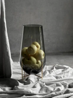 Vaso in vetro soffiato Échasse, alt. 28 cm