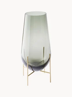 Vaso in vetro soffiato Échasse, alt. 28 cm