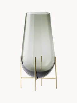 Vaso in vetro soffiato Échasse, alt. 28 cm
