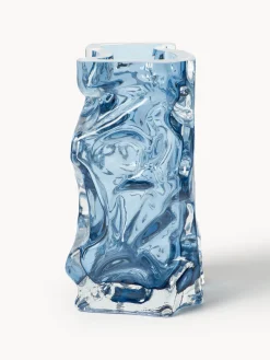 Vaso in vetro soffiato Ice, alt. 25 cm