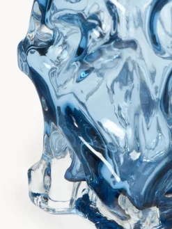 Vaso in vetro soffiato Ice, alt. 25 cm