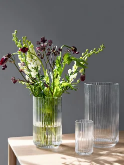Vaso in vetro soffiato Lyngby, alt. 25 cm