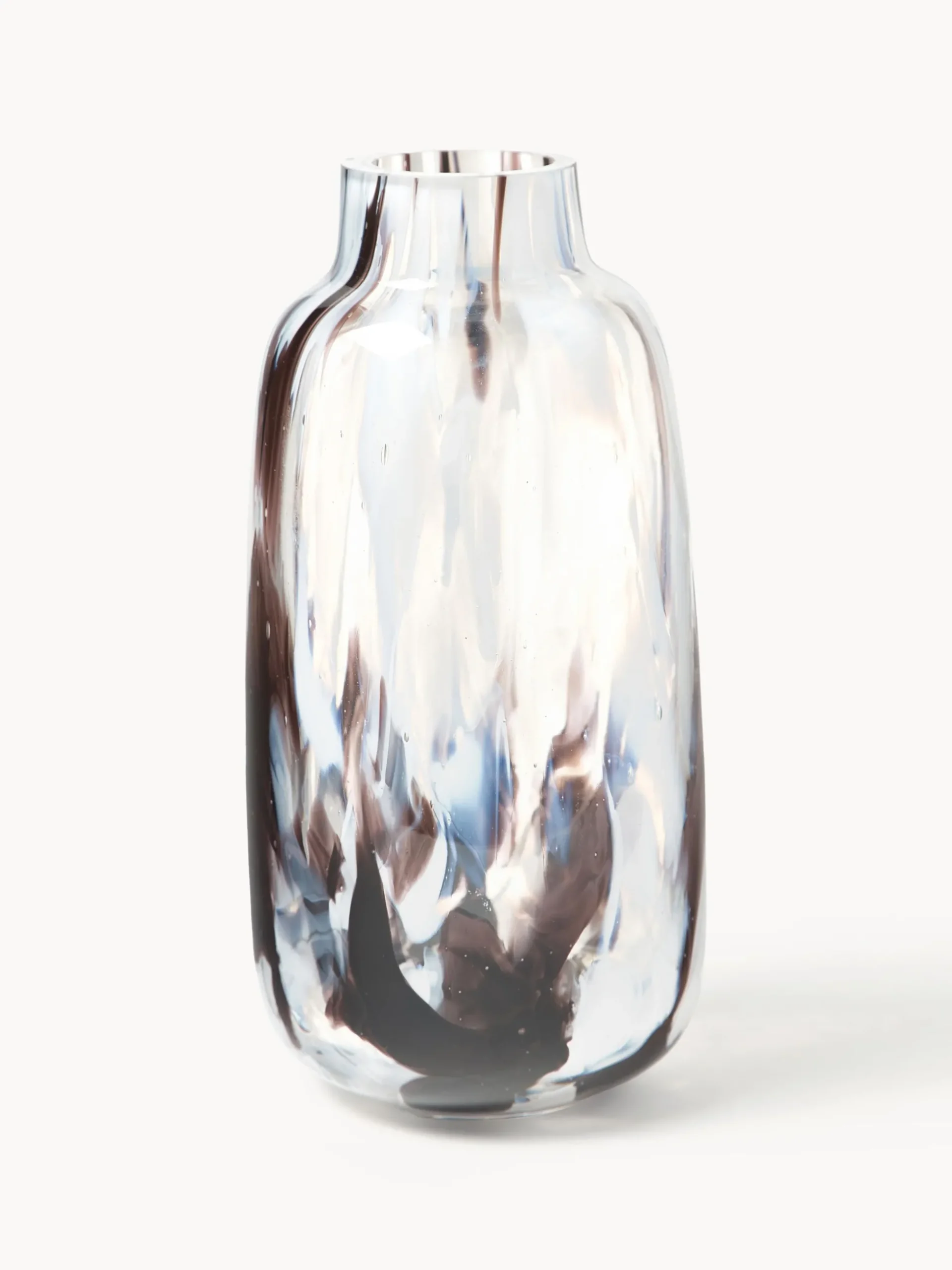 Vaso in vetro soffiato Meadows, alt. 26 cm