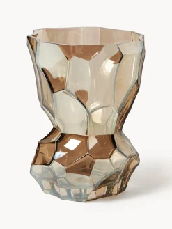 Vaso in vetro soffiato Reflection, alt. 30 cm