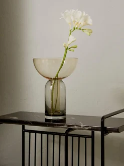 Vaso in vetro soffiato Torus, alt. 20 cm