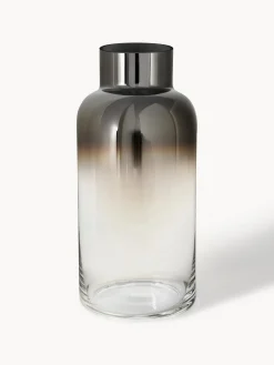 Vaso in vetro soffiato Uma, alt. 35 cm