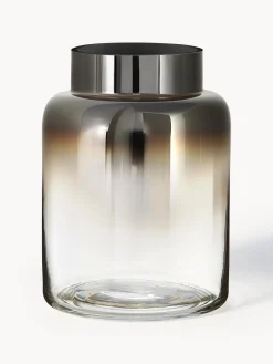Vaso in vetro soffiato Uma, alt. 20 cm