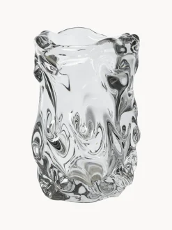 Vaso in vetro soffiato Virelle, alt. 24 cm
