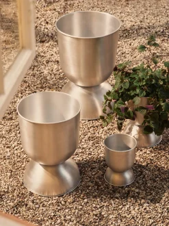 Vaso per fiori Hourglass, alt. 59 cm