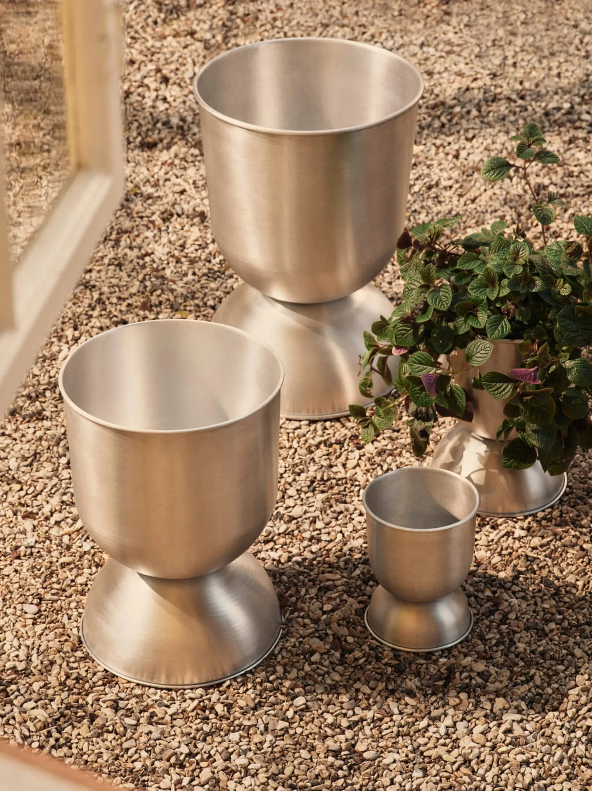 Vaso per fiori Hourglass, alt. 59 cm