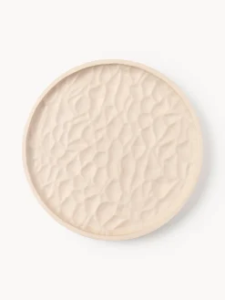 Vassoio decorativo in legno di frassino Camila, Ø 25 cm