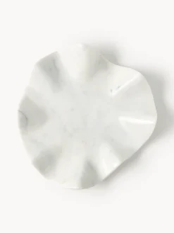 Vassoio decorativo in marmo fatto a mano Gaia, Ø 20 cm