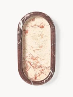 Vassoio decorativo in marmo Maba