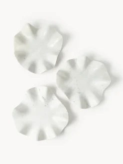 Vassoio decorativo in marmo fatto a mano Gaia, Ø 40 cm