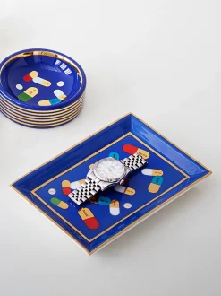 Vassoio decorativo con accenti dorati Full Dose