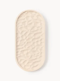 Vassoio decorativo in legno di frassino Camila, larg. 30 cm