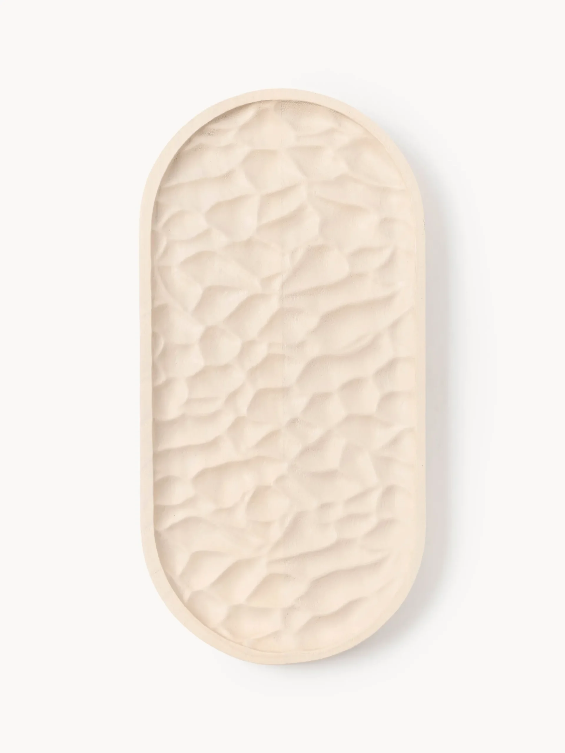 Vassoio decorativo in legno di frassino Camila, larg. 30 cm