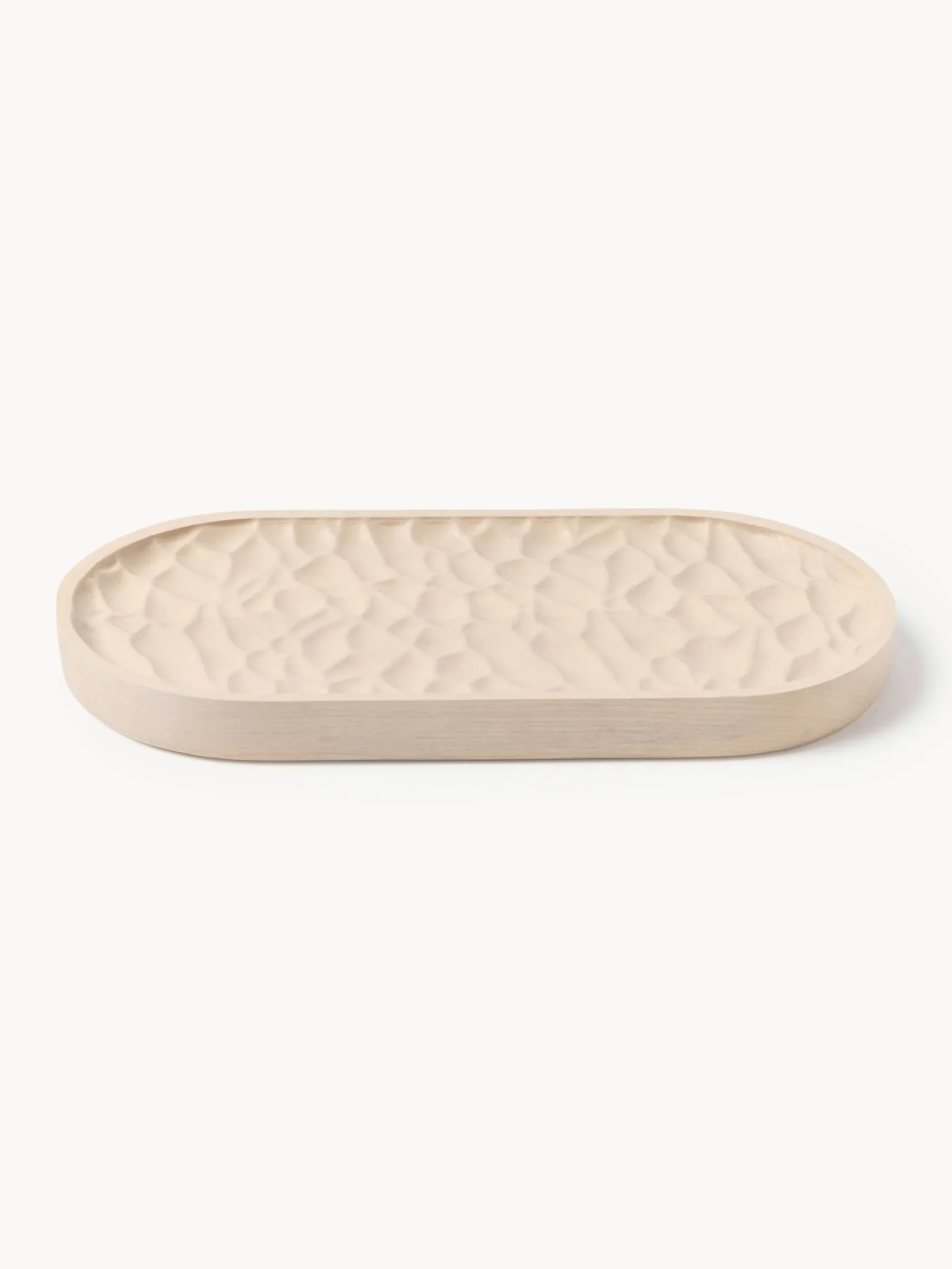 Vassoio decorativo in legno di frassino Camila, larg. 30 cm