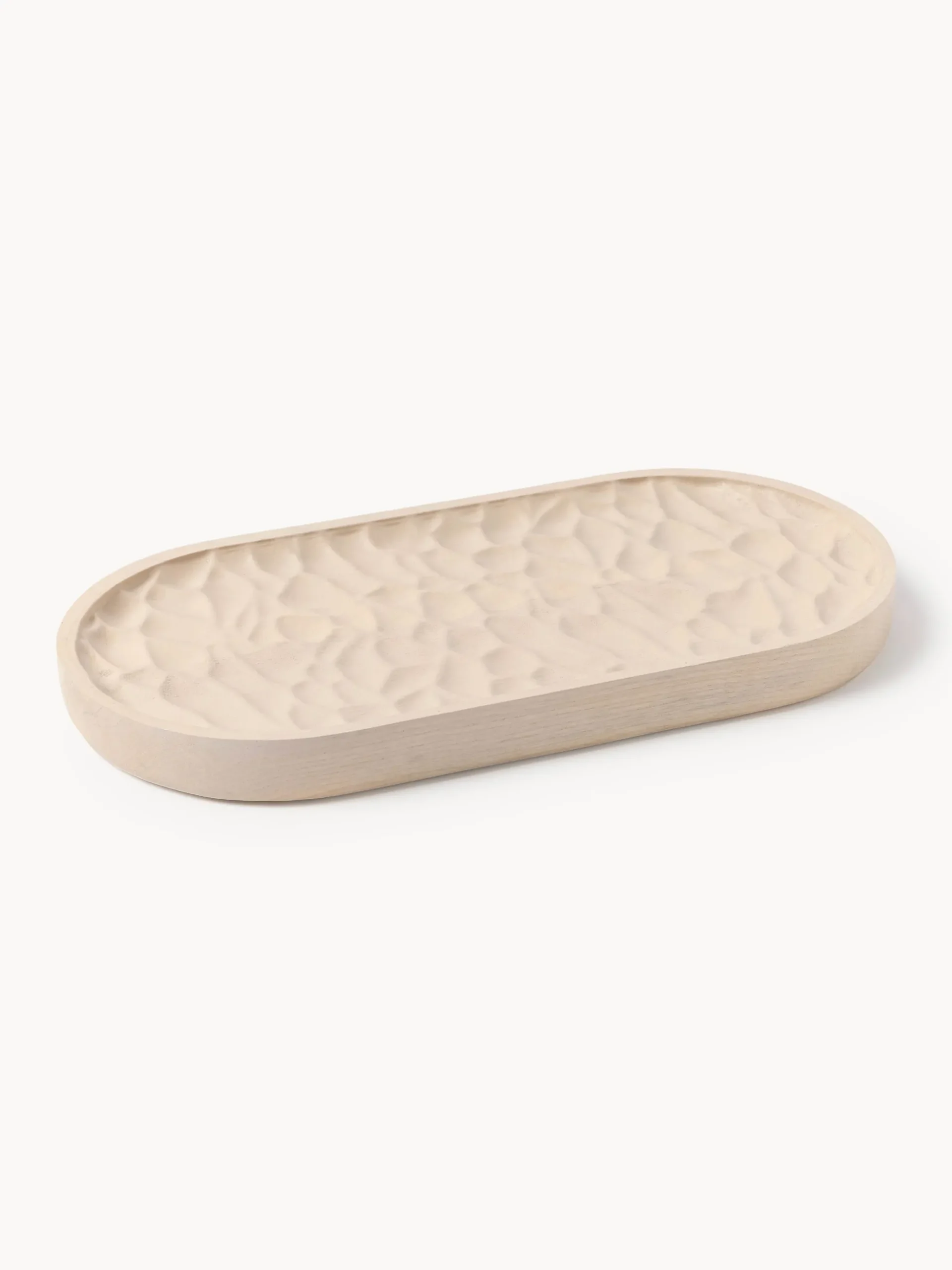 Vassoio decorativo in legno di frassino Camila, larg. 30 cm