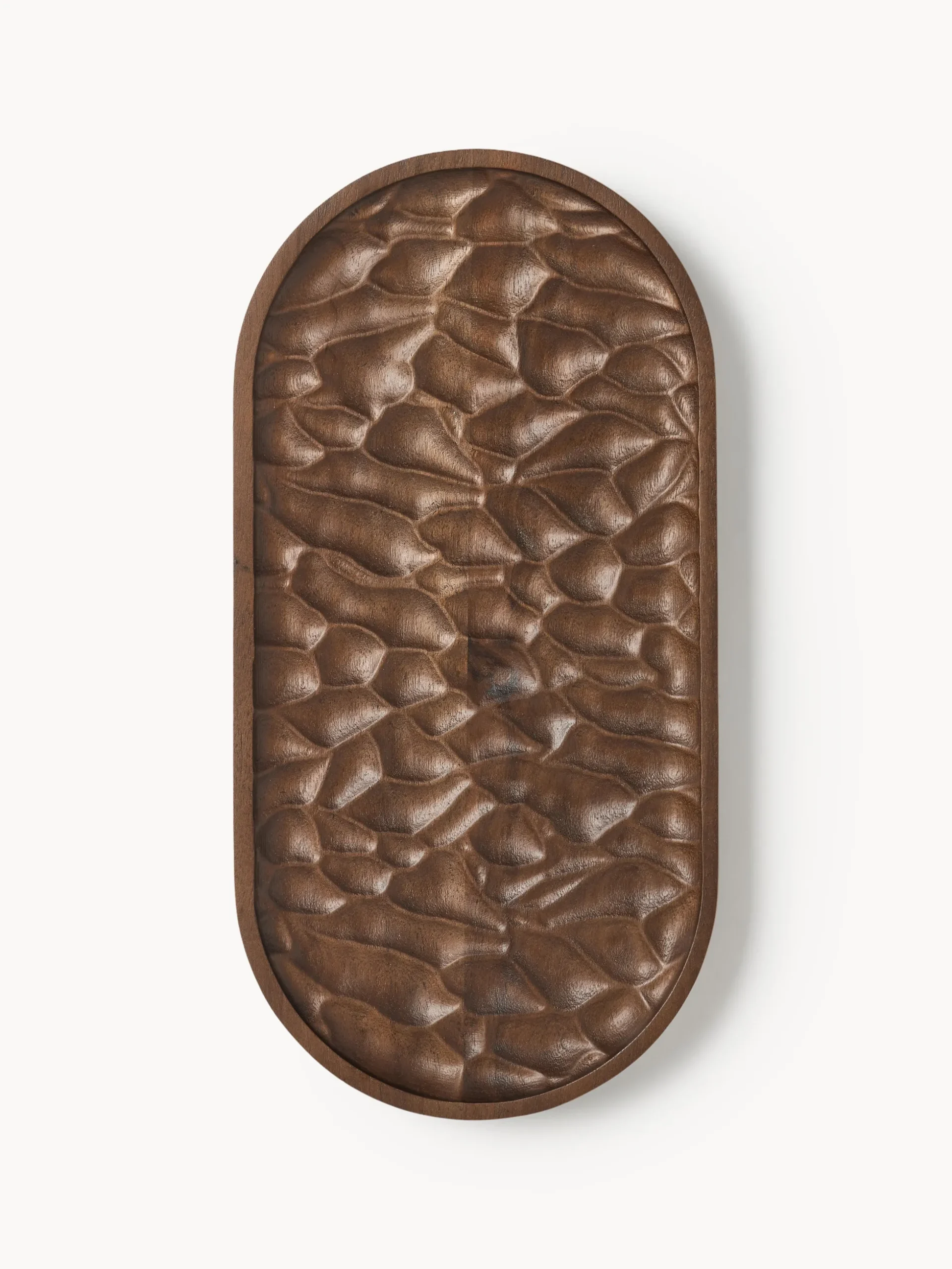 Vassoio decorativo in legno di acacia Camila, larg. 30 cm