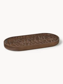 Vassoio decorativo in legno di acacia Camila, larg. 30 cm
