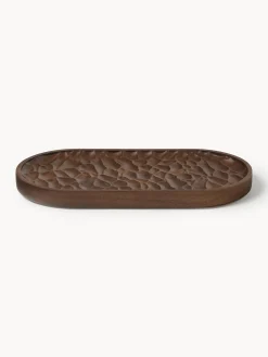 Vassoio decorativo in legno di acacia Camila, larg. 30 cm