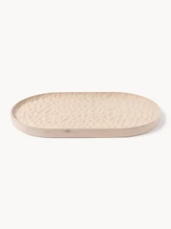 Vassoio decorativo in legno di frassino Camila, larg. 45 cm
