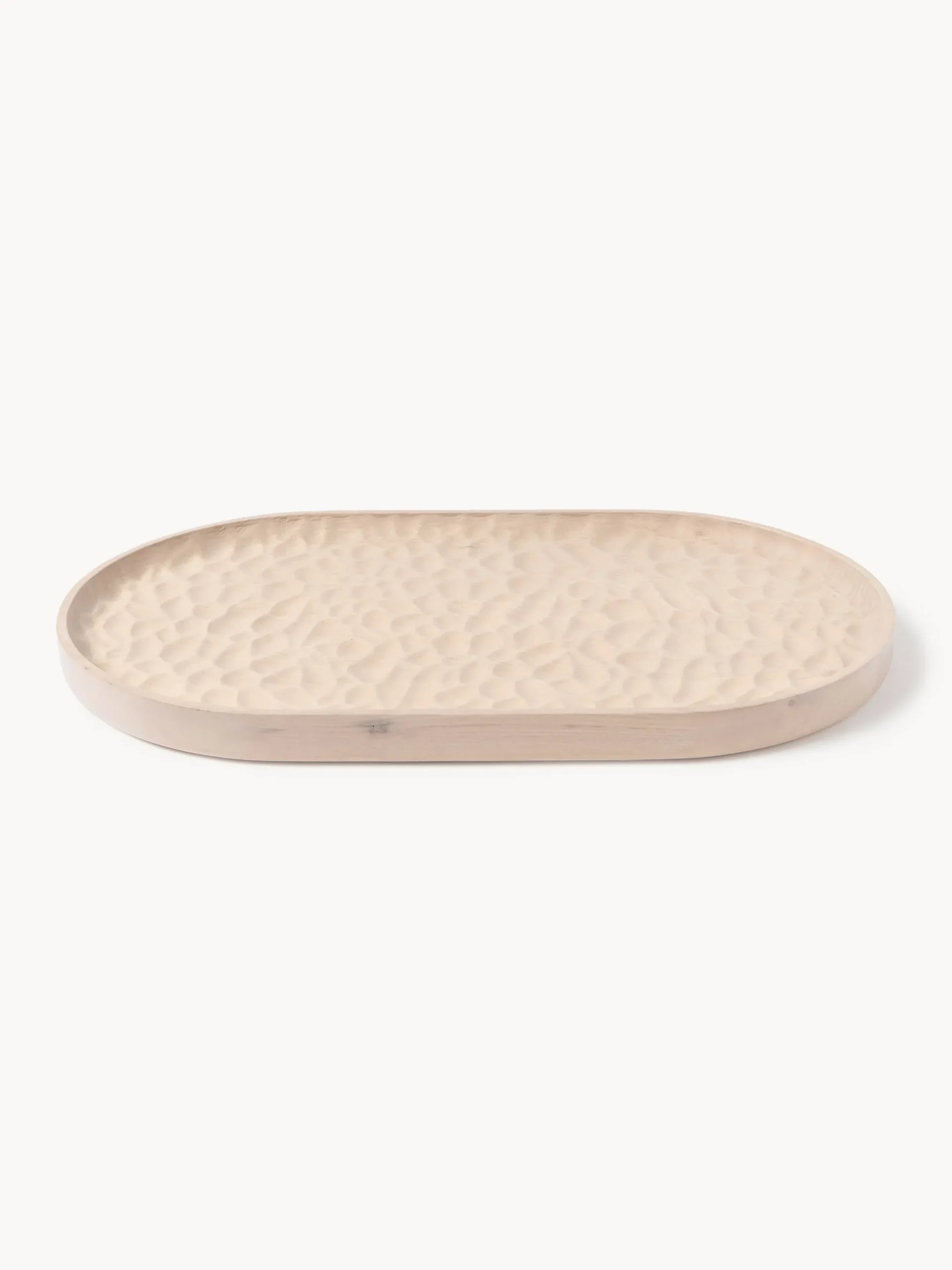 Vassoio decorativo in legno di frassino Camila, larg. 45 cm