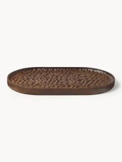 Vassoio decorativo in legno di acacia Camila, larg. 45 cm
