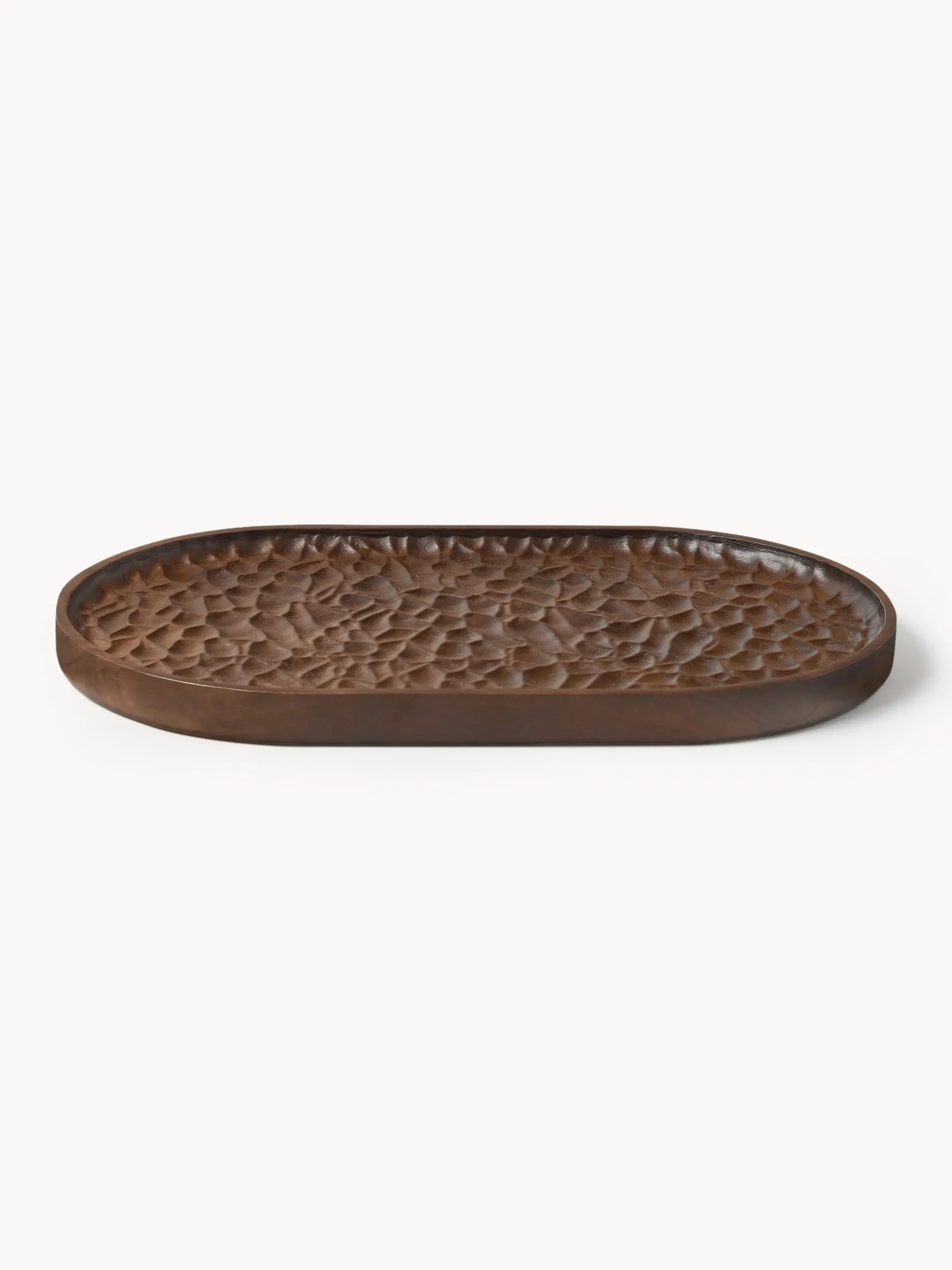 Vassoio decorativo in legno di acacia Camila, larg. 45 cm